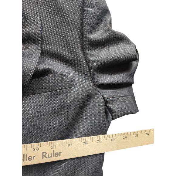 Canali Milano Blazer Jacket 58L US 48L Double Breasted Suit Coat Wool Italy - Picture 14 of 16